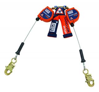 DBI Sala Nano-Lok Edge Twin Leg SRL with Snaphooks