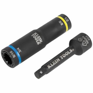 Klein Tools 4-In-1 Flip Quad Socket