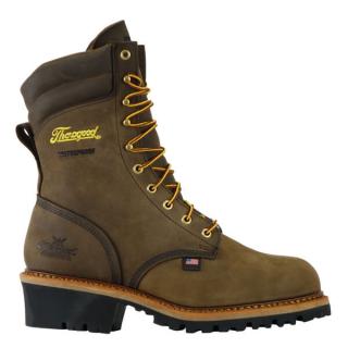 Thorogood Men's Logger 9 Inch Studhorse Waterproof Work Boots with Steel Toe 