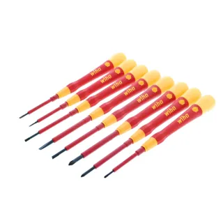 Wiha Tools 8-Piece Insulated PicoFinish Precision Screwdriver Set