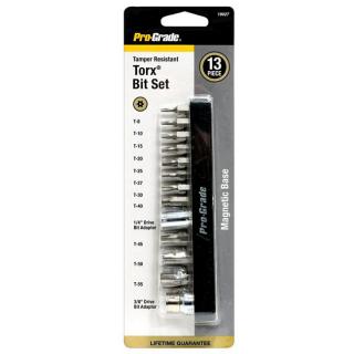 Allied International 13 Piece Tamper Proof TORX Bit Set