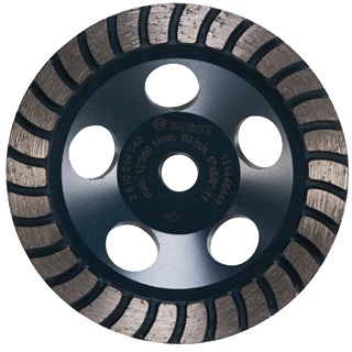 Bosch 5 Inch Turbo Row Diamond Cup Wheel for Finishing