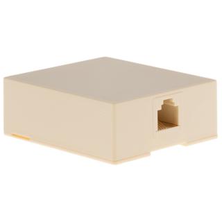 CTS Surface Jack (Single) Ivory