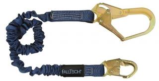 FallTech ElasTech Lanyard with Steel Rebar Hook