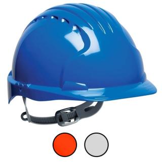 JSP Evolution 6121 Standard Brim HDPE Shell Hard Hat with 6 Point Suspension