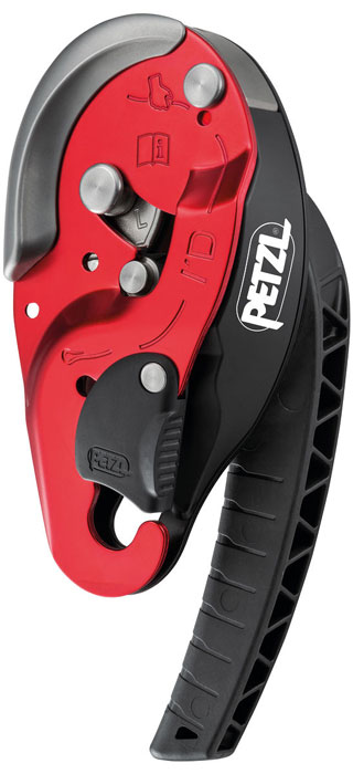 Petzl I'D L Self-Braking Descender (Red) - Red - Large