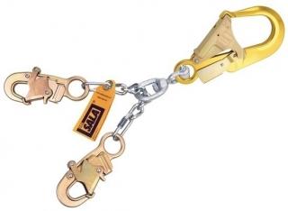 DBI Sala Chain Rebar Positioning Lanyard with Aluminum Rebar Hook