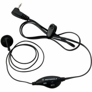 Motorola Earbud with Push to Talk Mic