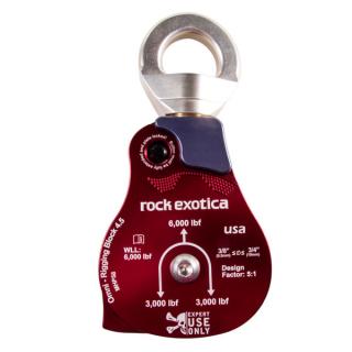 Rock Exotica Omni-Block 4.5 in Rigging Pulley / Material Handling Block