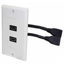 Steren HDMI Wall Plate (Dual)