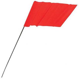 Milwaukee 2.5 Inch x 3.5 Inch Vinyl Marking Flags (100 Pack)