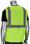 PIP ANSI Type R Class 2 Lime Dual Sized Zipper Mesh Vest