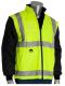 PIP All Conditions 7-In-1 Insulated Class 2 & 3 Hi-Visibility Yellow Coat