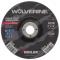 Weiler Wolverine Type 27 Grinding Wheel 6-Inch x 1/4-Inch A24R