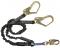 FallTech 8246Y3 Heavyweight Twin Leg Lanyard