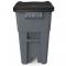 Rubbermaid BRUTE 50 Gallon Rollout Trash Container with Lid