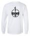 Custom Company Logo White Long Sleeve T-Shirt