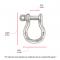 Petzl Shackles for ASTRO and SEQUOIA Harnesses (2 Pack)