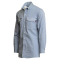 Lapco IBW7 Cotton 7oz Striped Uniform Shirt - Blue