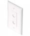 CTS Wall Plate Blank Double Ivory