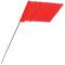 Milwaukee 2.5 Inch x 3.5 Inch Vinyl Marking Flags (100 Pack)