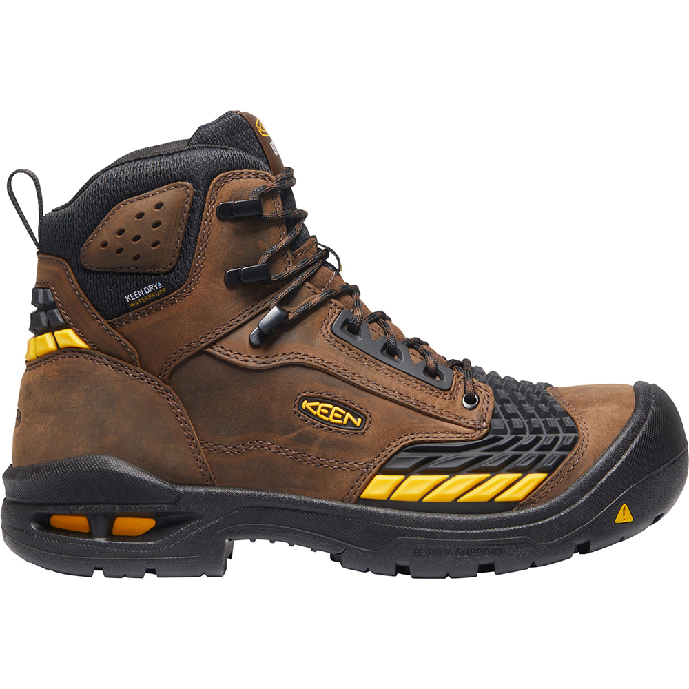 Keen Men's Troy 6 Inch Waterproof Boots with Carbon Fiber Toe from GME Supply