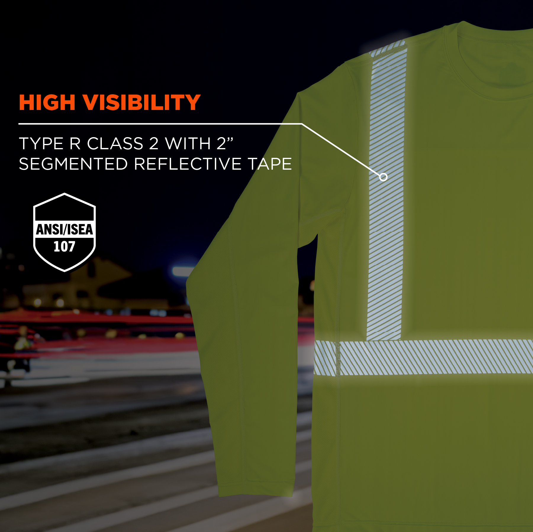 Ergodyne Chill-Its 6688 Cooling Hi-Vis Sun Shirt with UV Protection from GME Supply