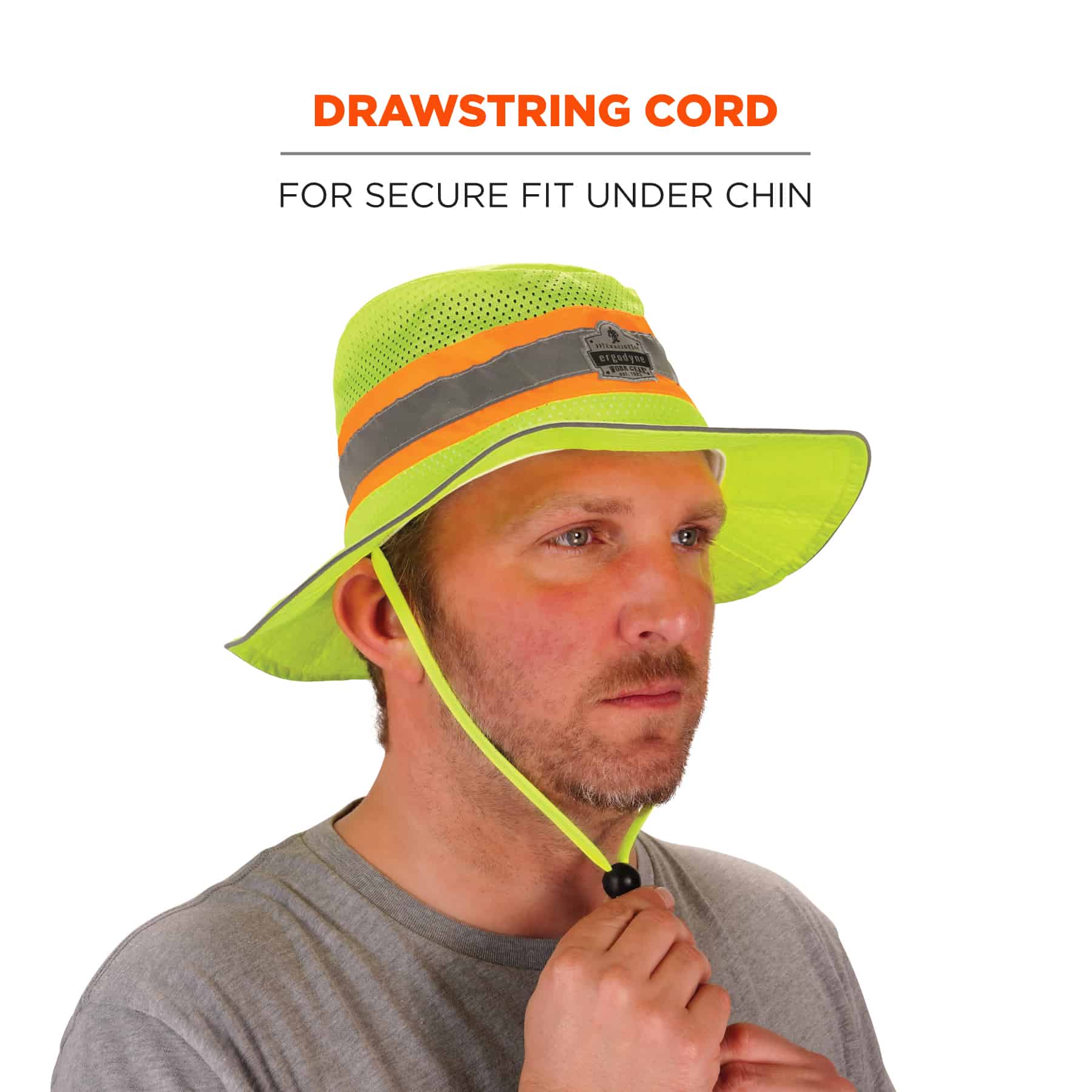 Ergodyne Chill-Its 8935CT Hi-Vis Ranger PVA Cooling Sun Hat from GME Supply