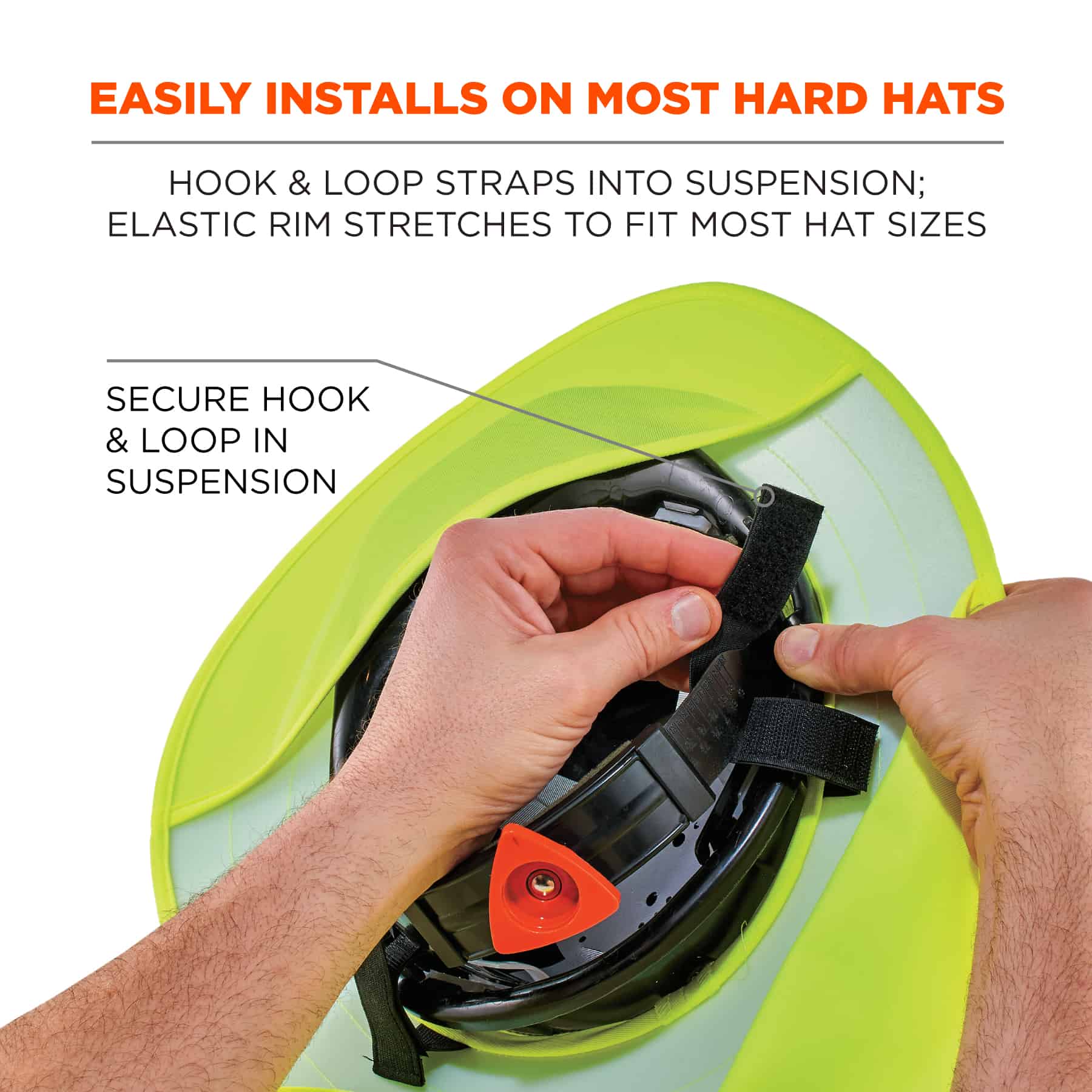 Ergodyne Chill-Its 6660 Hard Hat Brim with Neck Shade from GME Supply