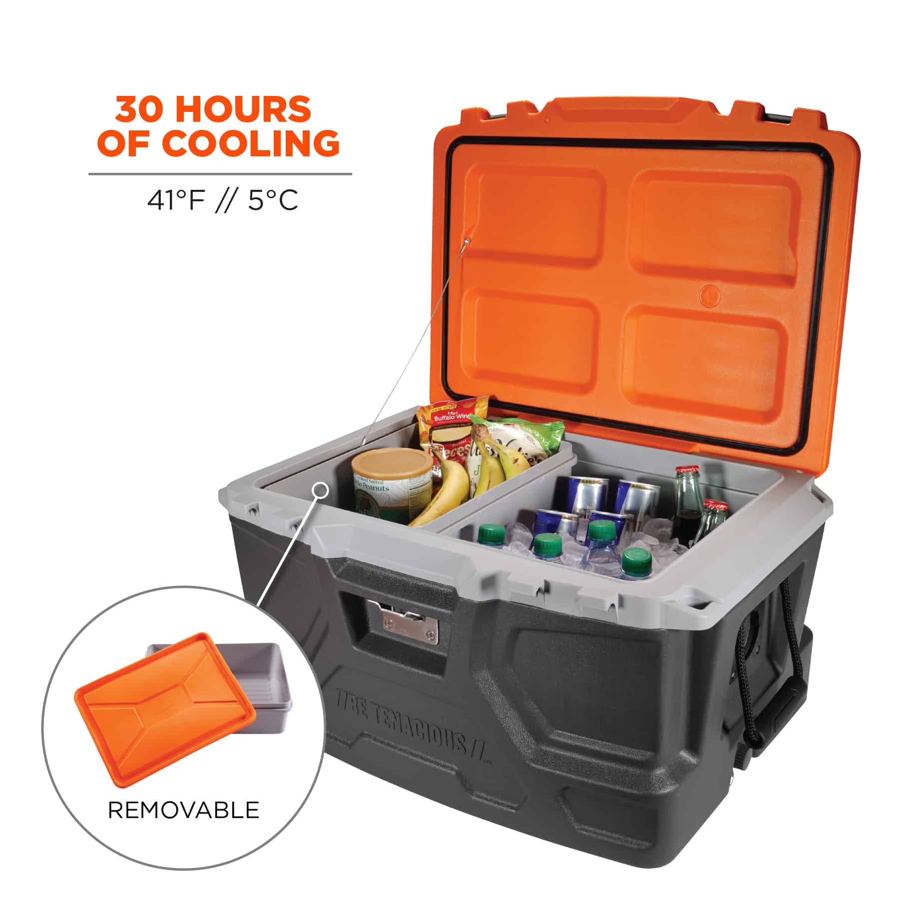 Ergodyne Chill-Its 5171 48-Quart Industrial Hard-Sided Cooler from GME Supply