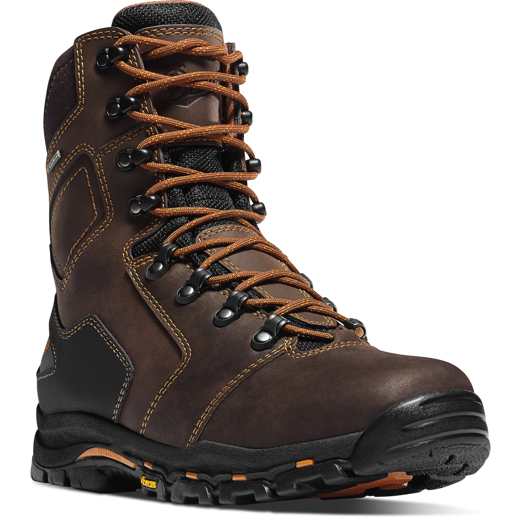 Danner Men's Vicious 8 Inch Work Boots with Composite Toe (Brown) from GME Supply