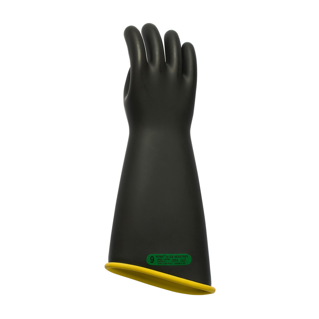 PIP Novax Class 3 Rubber Insulating Glove with 18" Contour Cuff from GME Supply