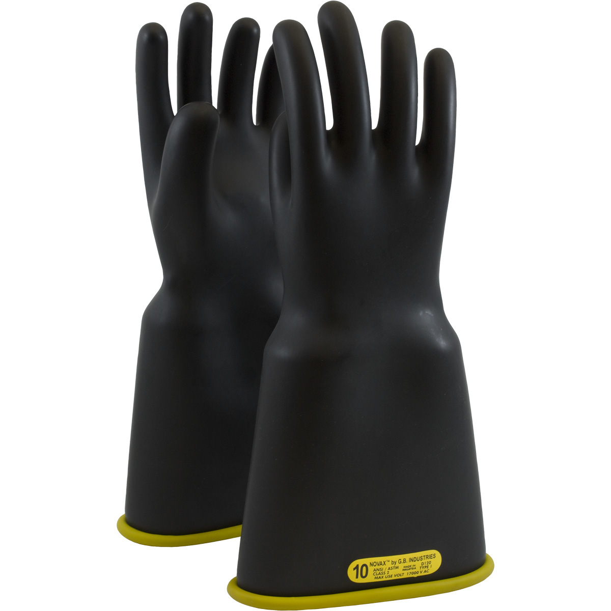 Novax Class 2 Rubber Insulating Glove with Bell Cuff from GME Supply