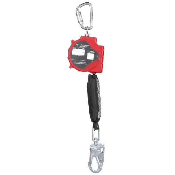 3M Protecta Self-Retracting Lifeline with Carabiner 3100516, Web, Steel Swivel Snap Hook, 20 ft from GME Supply