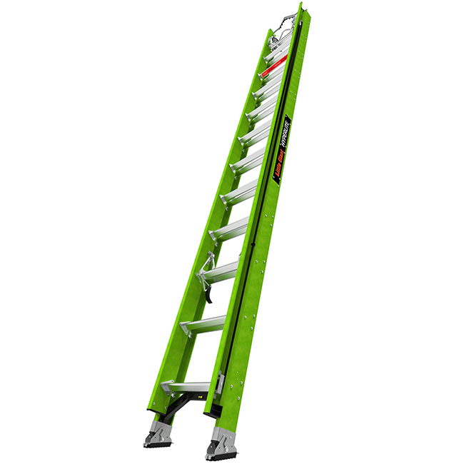 Little Giant Ladders Hyperlite Fiberglass Extension Ladders with Cable Hooks from GME Supply