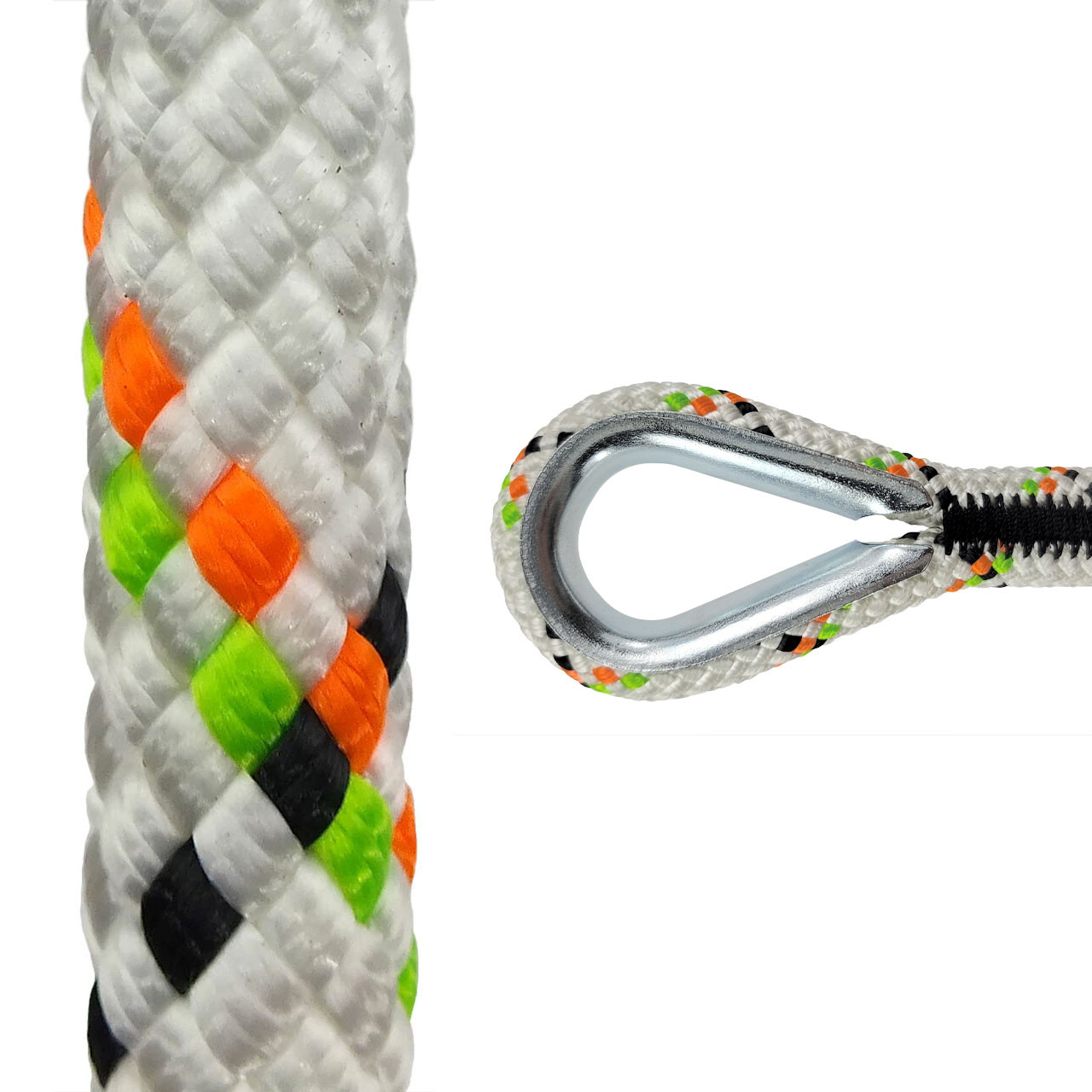 Pelican Static Master Pro 7/16 Kernmantle Rope with Two Sewn Thim Eyes from GME Supply