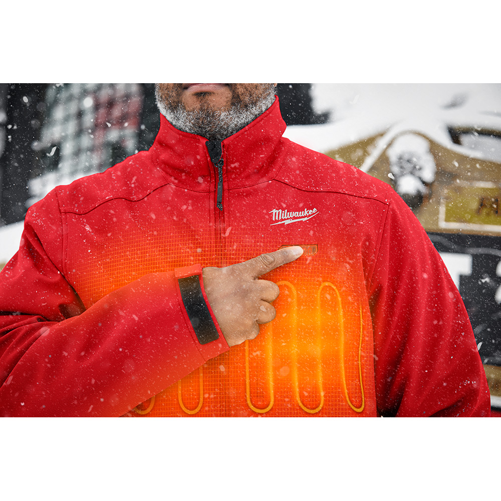 Milwaukee M12 Red Heated TOUGHSHELL Jacket Kit from GME Supply