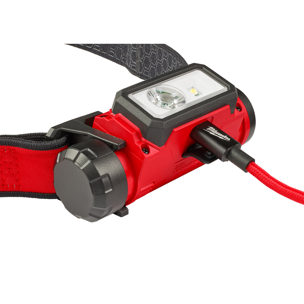 Milwaukee RedLithium USB Hard Hat Headlamp from GME Supply