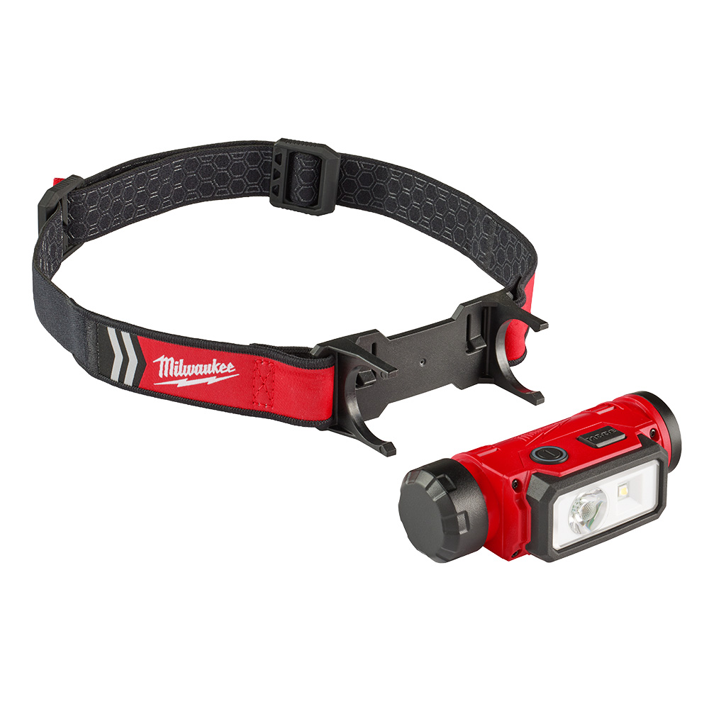 Milwaukee RedLithium USB Hard Hat Headlamp from GME Supply