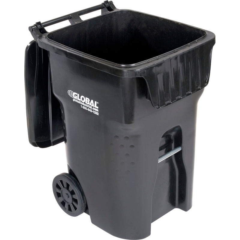 Global Industrial 95 Gallon Mobile Trash Container from GME Supply