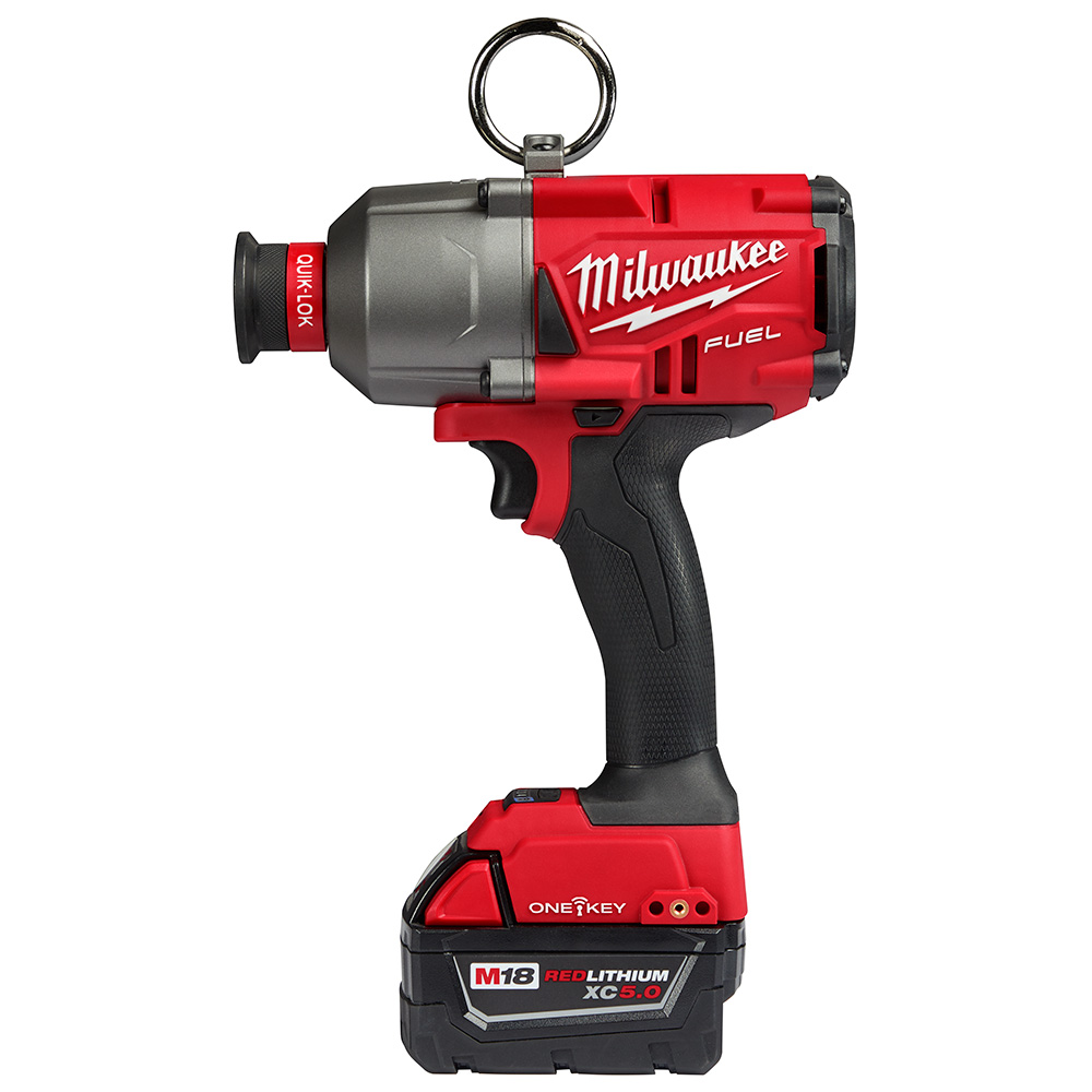 Milwaukee M18 FUEL 7/16 Inch Hex Lineman Utility High Torque Impact Wrench Kit with One Key from GME Supply