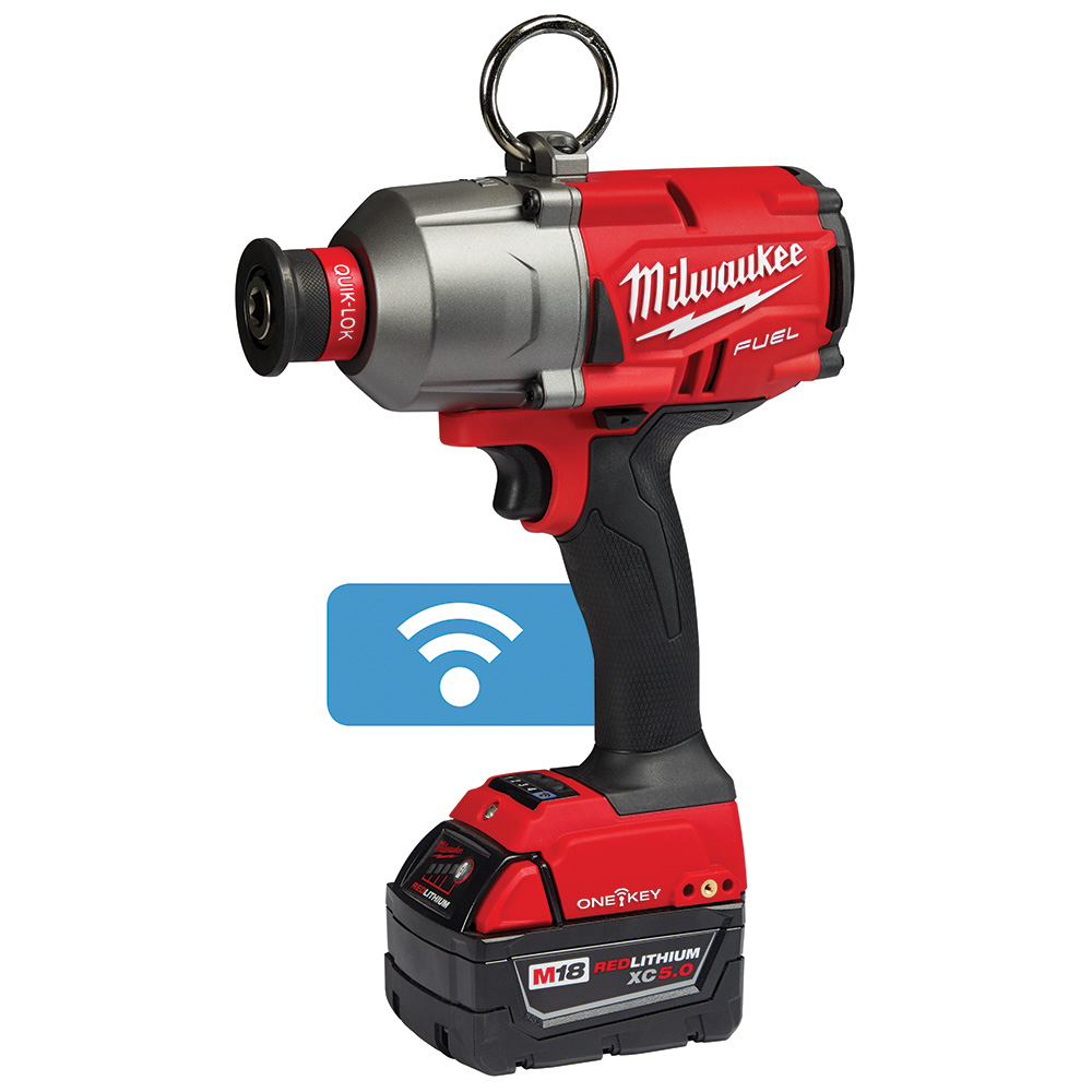 Milwaukee M18 FUEL 7/16 Inch Hex Lineman Utility High Torque Impact Wrench Kit with One Key from GME Supply