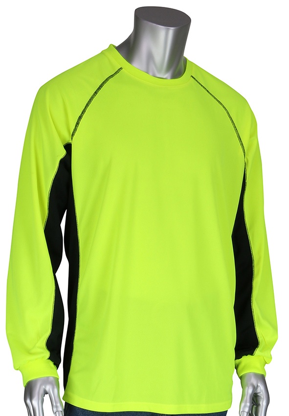 PIP 50+ UPF Long Sleeve Lime T-Shirt (Non-ANSI) from GME Supply