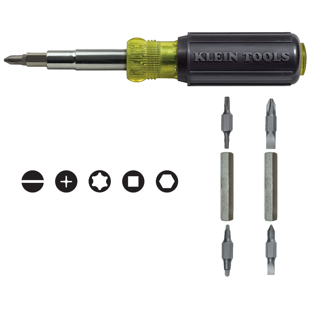 Klein Tools 32500 11-in-1 Screwdriver & Nut Driver from GME Supply