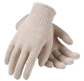 PIP 35-C103 Uncoated Cotton & Polyester Knit Gloves (12 Pairs) from GME Supply