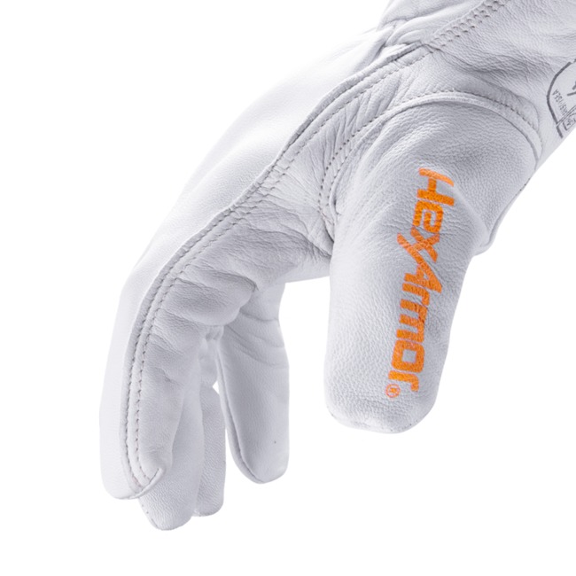 HexArmor Chrome SLT 4061 Goatskin Leather Palm Glove A5 Cut from GME Supply
