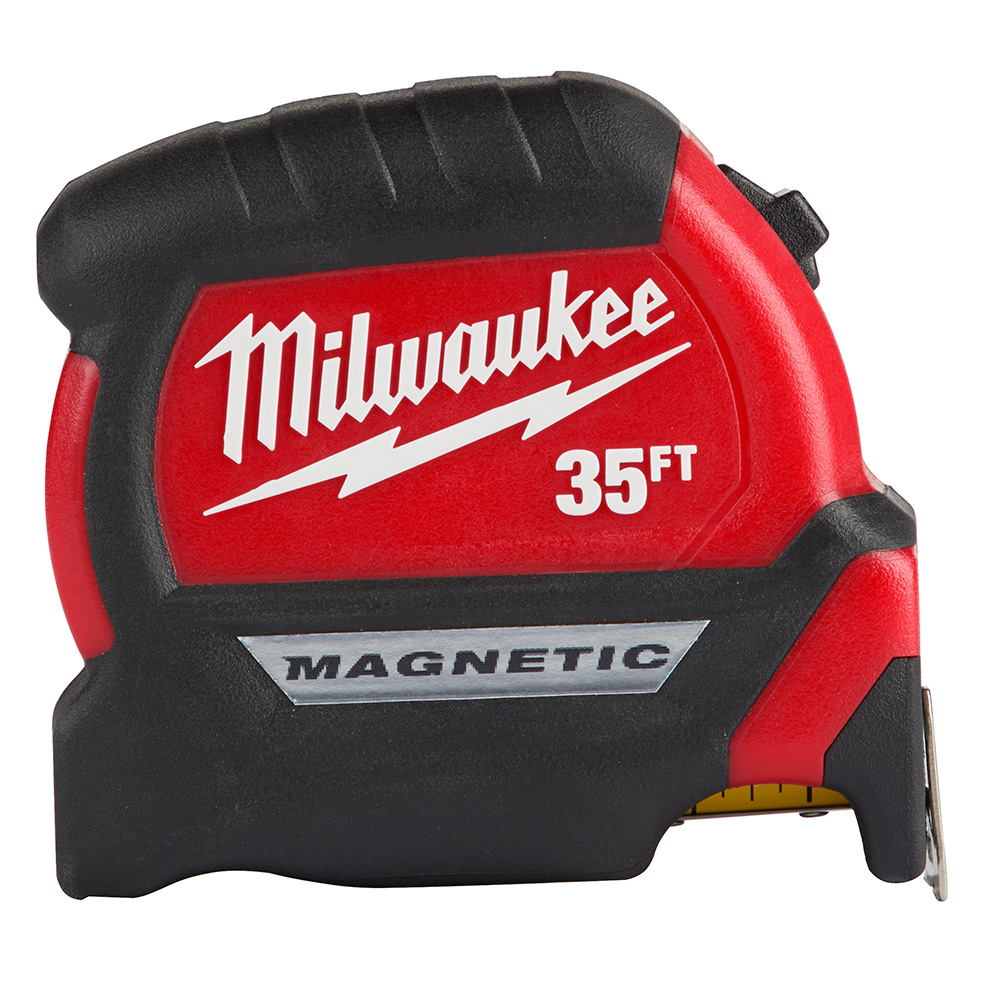 Milwaukee 35ft Compact Wide Blade Magnetic Tape Measure from GME Supply