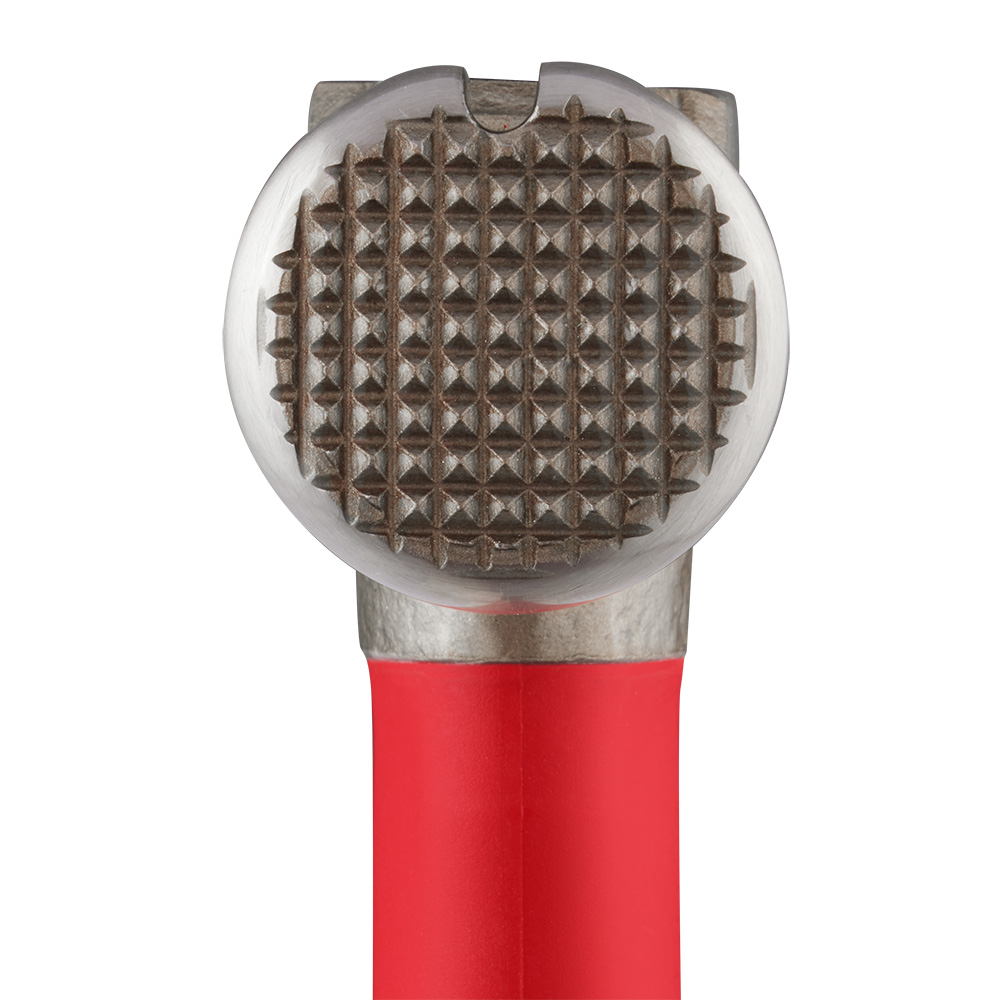 Milwaukee 21oz Milled Face Poly/Fiberglass Handle Hammer from GME Supply