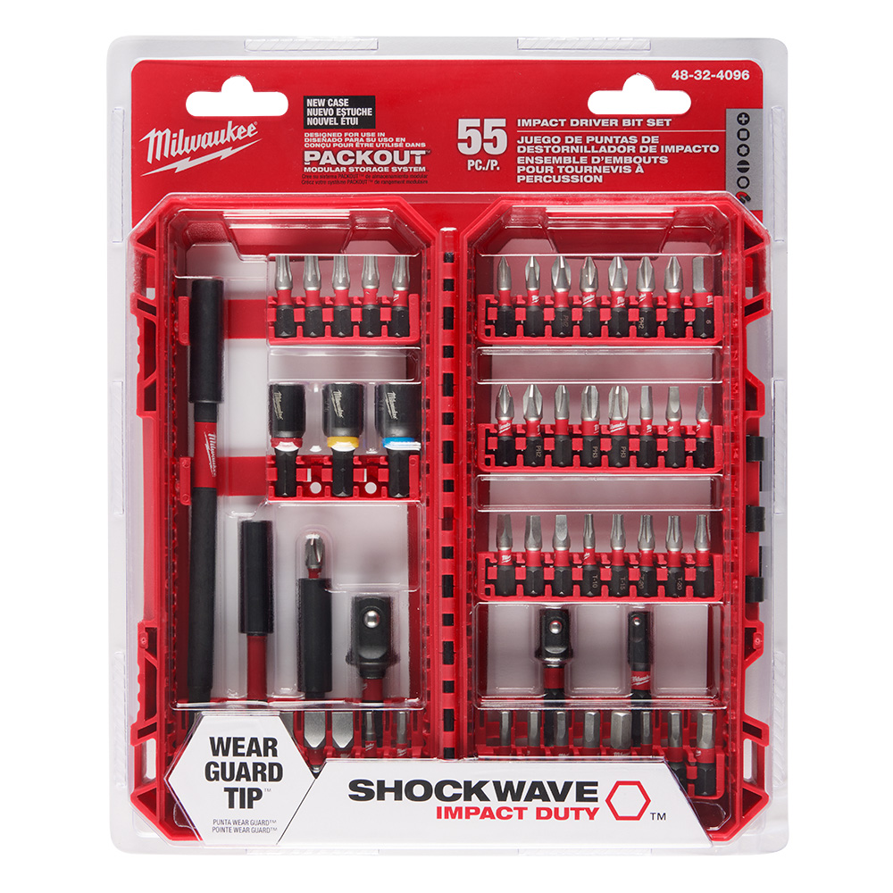 Milwaukee SHOCKWAVE Impact Duty Drive Bit Set - 55 Pieces  from GME Supply