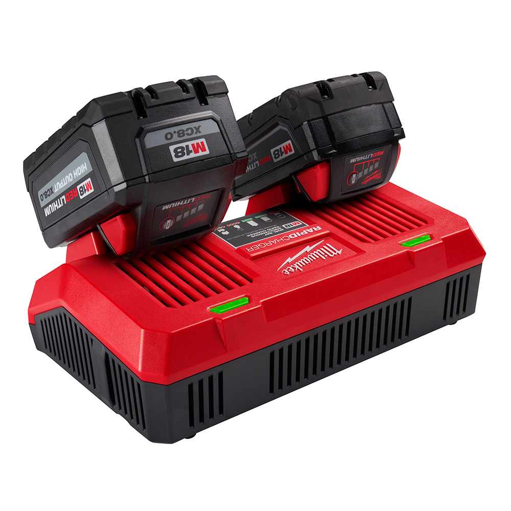 Milwaukee M18 Dual Bay Simultaneous Rapid Charger from GME Supply